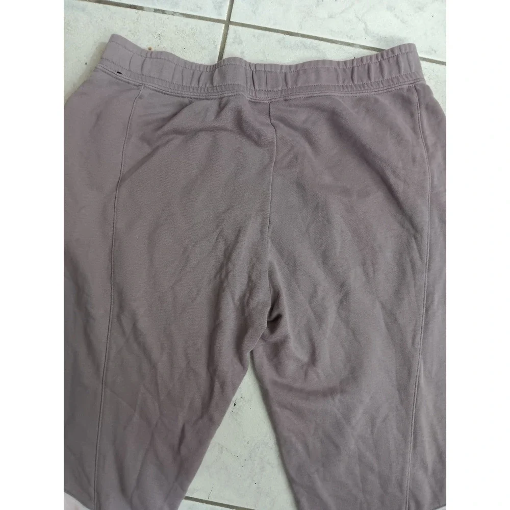 Nike Heritage French Colorblock Jogger Pants Women's Size Large Lavender‎ Gray